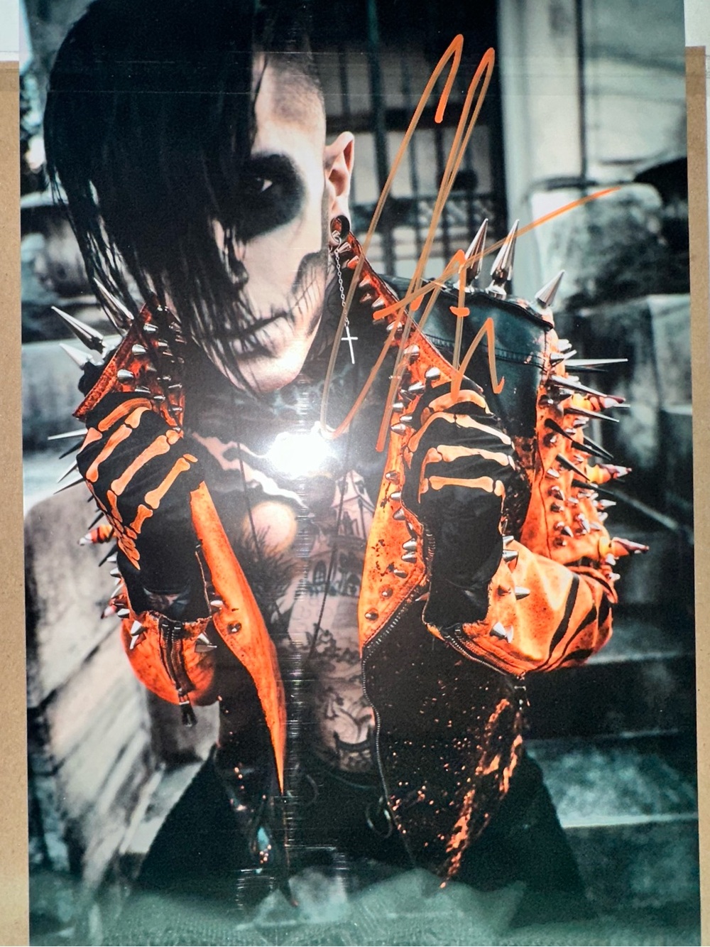 Signed Chris Motionless photo